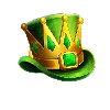 emerald king wheel of wealth hat symbol