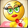 emoji slot cherry lady symbol