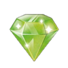 epic cherry 3 diamond green symbol