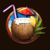 eurasian beach life coconut symbol