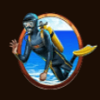 eurasian beach life diver symbol
