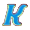 evil wizard cat blue k symbol