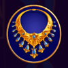explorers gold necklace symbol