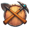 explosive diamond mine tools symbol