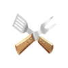 extra super hot bbq fork symbol