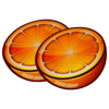 extra win x thanksgiving orange slices symbol
