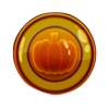 extra win x thanksgiving pumpkin icon symbol