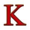 eye of horus the golden tablet gold spins letter k symbol