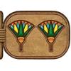 eye of horus the golden tablet gold spins lotus flowers symbol