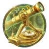 fair wind gold telescope symbol