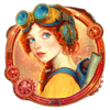 fair wind steampunk girl symbol