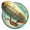 fair wind zeppelin boat symbol