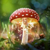 fairy dust forest mushroom symbol