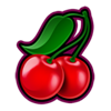 fancy fruits flaming link cherry symbol