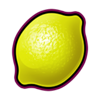 fancy fruits flaming link lemon symbol