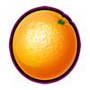 fancy fruits flaming link orange symbol