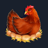 farm charm hen symbol