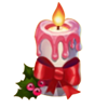 father christmas candle symbol
