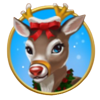 father christmas reindeer symbol