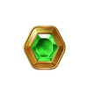 feather of the nile green gem symbol