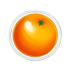 fiery fruits frenzy orange symbol