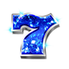 fire 777 blue seven symbol