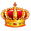 fire blaze orange wizard crown symbol