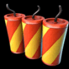 fire crackers dynamite symbol