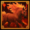 fire derby brown horse symbol