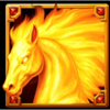 fire derby gold horse symbol