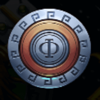 fire lighting silver shield symbol