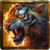 fire lion 2 tiger symbol