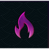 fire tale purple flame symbol