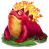 fire toad 2 frog 1 symbol