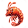 fish store shrimp symbol