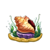 fish trio shell symbol