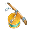 fishin frenzy bubble bonanza fishing rod symbol