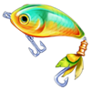 fishin the biggest gold bait symbol