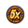 five times wins title symbol