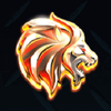 flame lion symbol