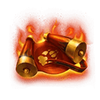 flaming fox scroll symbol