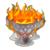 flaming hot devil fire chalices symbol