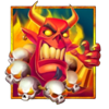 flaming hot devil fire demon symbol