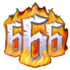 flaming hot devil flaming sixes symbol