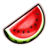 flaming hot watermelon symbol