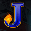 flaming reels j symbol
