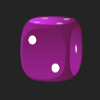 flashing dice purple dice symbol