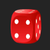 flashing dice red dice symbol