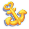 fluffy fishin gold anchor symbol