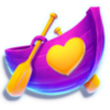 fluffy fishin purple boat symbol
